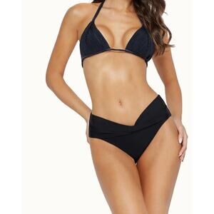 PQ Swim Modest Panky Bikini Bottom Midnight Black S